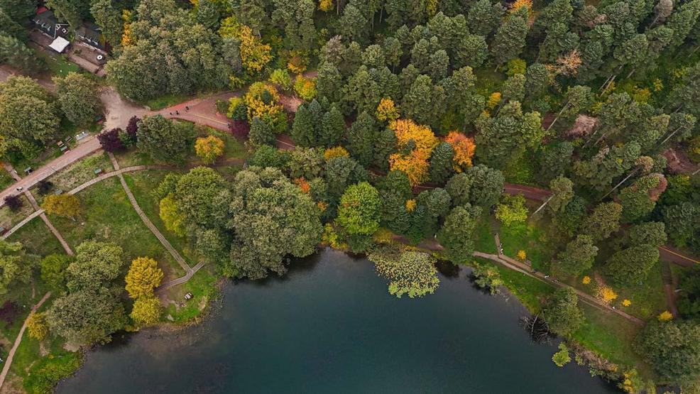 Gölcük Tabiat Parkı’nda sonbahar güzelliği mest etti
