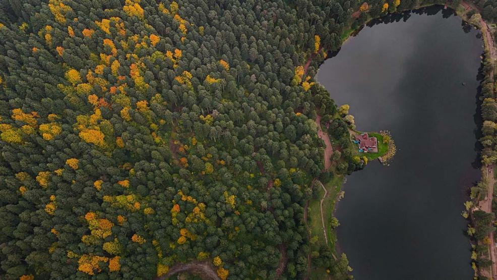 Gölcük Tabiat Parkı’nda sonbahar güzelliği mest etti
