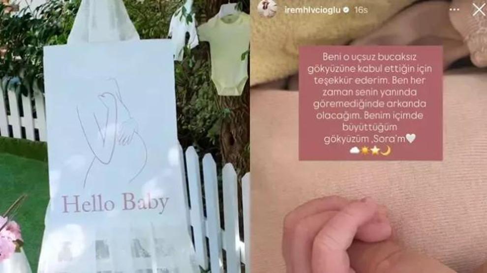 İrem Helvacıoğlu ve Minik Kızı Sora’dan Duygusal Paylaşım “Beni Gökyüzüne Kabul Ettiğin İçin Teşekkür Ederim”