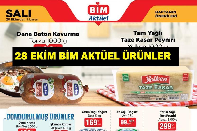 BİM 28 EKİM AKTÜEL ÜRÜNLER KATALOĞU BİMde bu hafta neler var