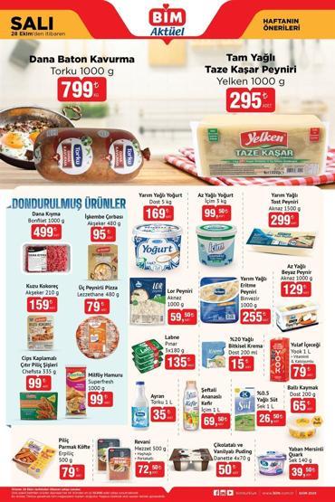 BİM 28 EKİM AKTÜEL ÜRÜNLER KATALOĞU BİMde bu hafta neler var