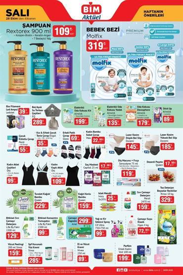 BİM 28 EKİM AKTÜEL ÜRÜNLER KATALOĞU BİMde bu hafta neler var