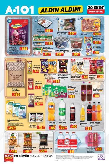 A101 30 EKİM ALDIN ALDIN KATALOĞU A101de bu hafta hangi ürünler var