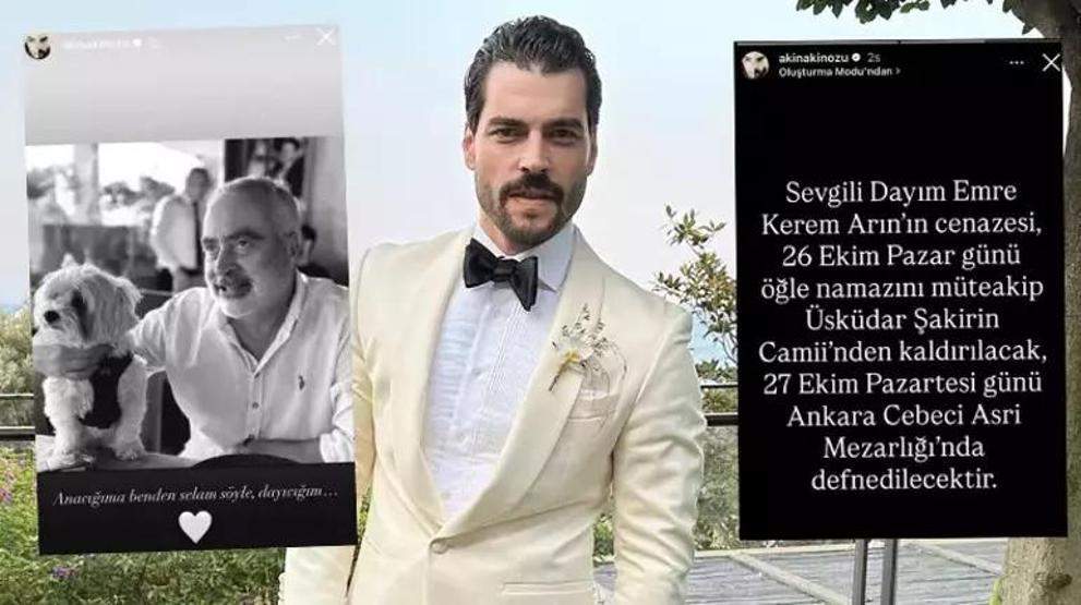 Annesinin Ölümüyle Sarsılmıştı Akın Akınözünün Dayısıdan Acı Haber