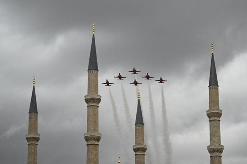 Türk Yıldızları, Edirne semalarında