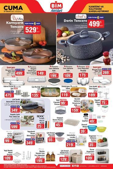 BİM AKTÜEL ÜRÜNLER KATALOĞU 31 EKİM 2025 | BİMde bu hafta yok yok İşte aktüel ürünler kataloğunun tamamı...