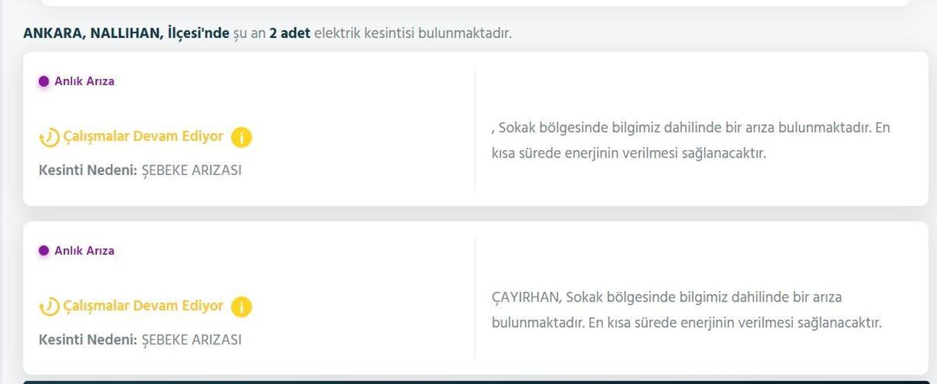 EDAŞ ANKARA ELEKTRİK KESİNTİSİ: 29 Ekim Ankarada Elektrikler Ne Zaman Gelecek Elektrik Kesintisi Ne Zaman Bitecek