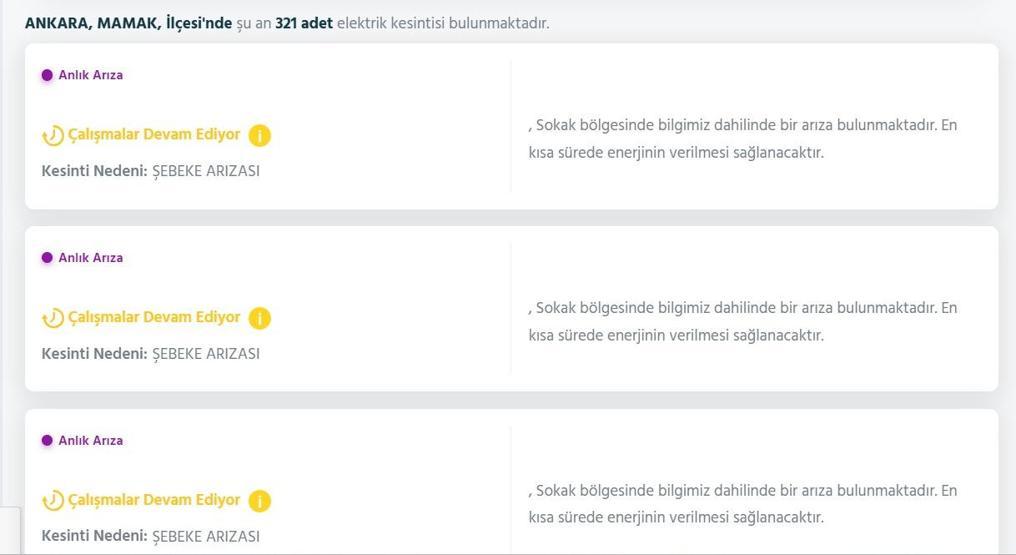 EDAŞ ANKARA ELEKTRİK KESİNTİSİ: 29 Ekim Ankarada Elektrikler Ne Zaman Gelecek Elektrik Kesintisi Ne Zaman Bitecek
