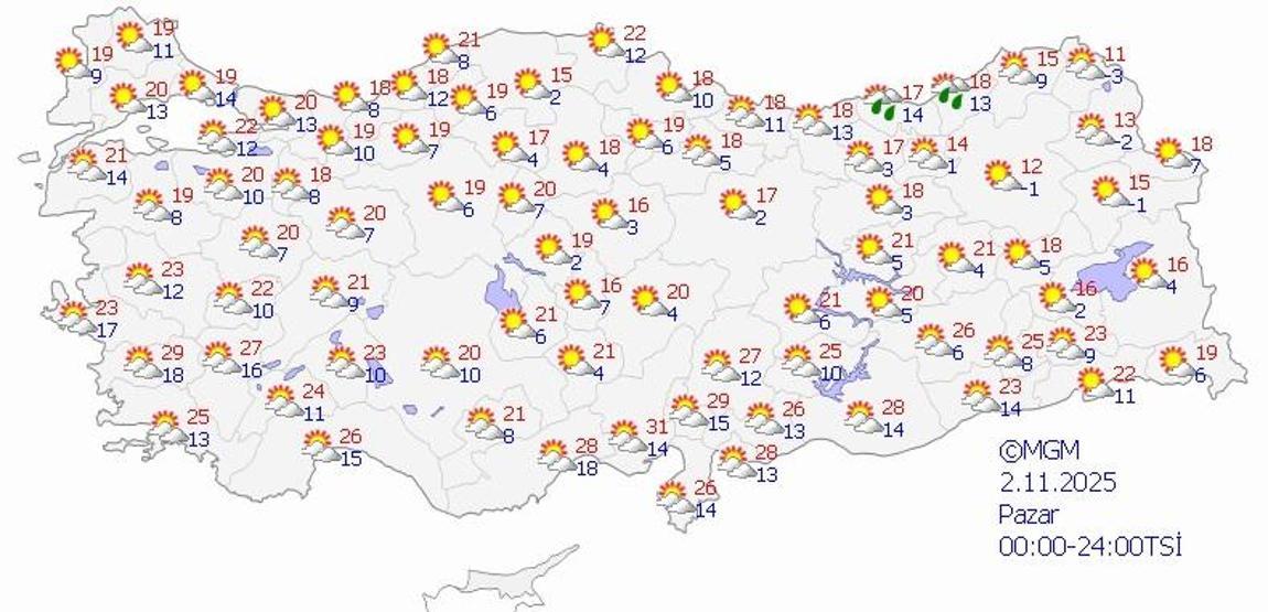 SON DAKİKA HAVA DURUMU HABERLERİ 30 EKİM 2025 | Bugün hava nasıl olacak Meteoroloji saat verip uyardı Ankara, İzmir, İstanbul il il hava durumu
