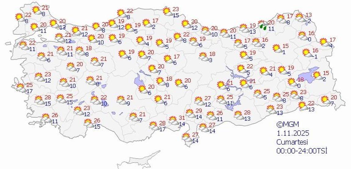 SON DAKİKA HAVA DURUMU HABERLERİ 30 EKİM 2025 | Bugün hava nasıl olacak Meteoroloji saat verip uyardı Ankara, İzmir, İstanbul il il hava durumu