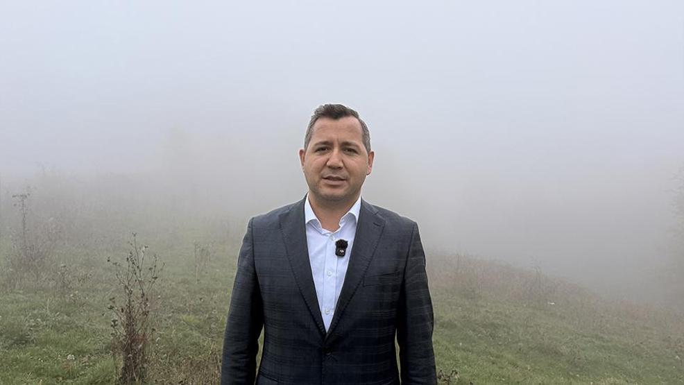 Samsunda sis denizi 1650 rakımlı Dürtmen Dağında büyüleyen manzara