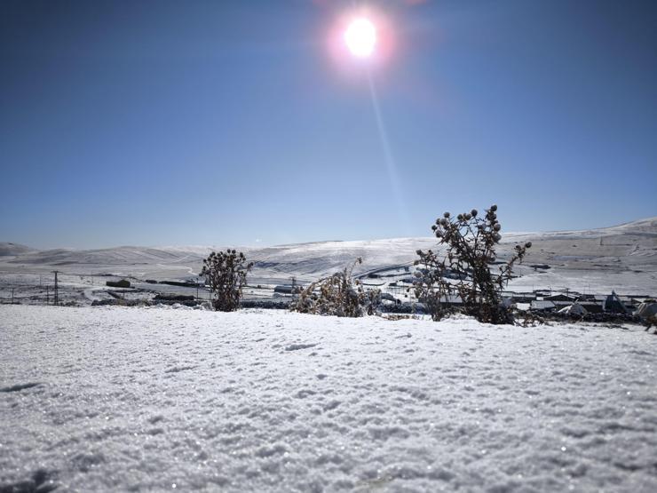Doğuda sıcaklıklar sıfırın altında Kar sürprizi