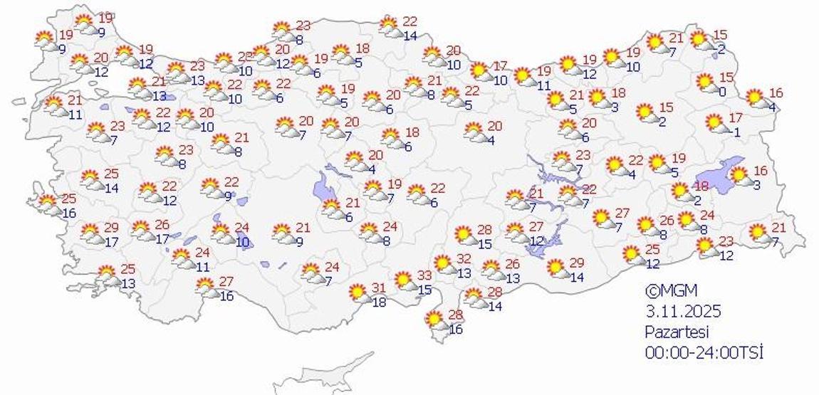 HAVA DURUMU SON DAKİKA 31 EKİM 2025 | İzmir, Ankara ve İstanbulda bugün hava nasıl olacak Meteoroloji il il hava durumu tahmin raporu