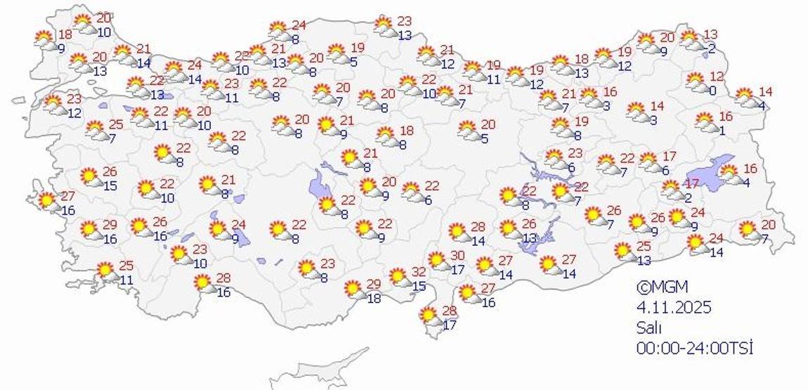 HAVA DURUMU SON DAKİKA 31 EKİM 2025 | İzmir, Ankara ve İstanbulda bugün hava nasıl olacak Meteoroloji il il hava durumu tahmin raporu