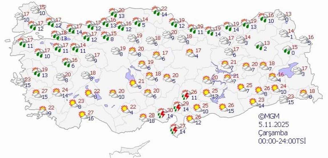 SON DAKİKA HAVA DURUMU 1 KASIM 2025 | Ankara, İzmir, İstanbulda bugün hava nasıl olacak Göz gözü görmeyecek Meteoroloji il il hava durumu