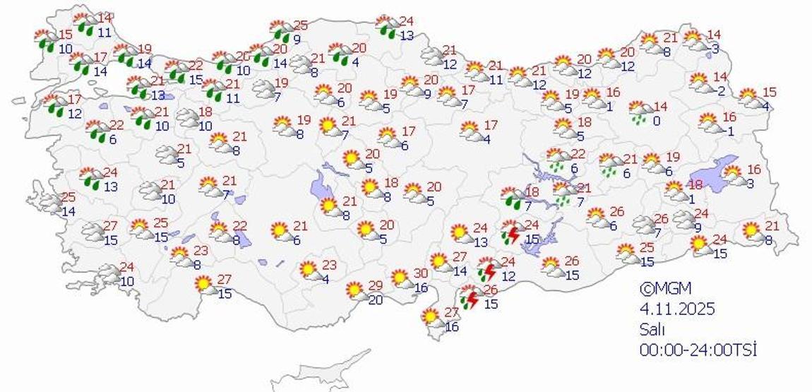 SON DAKİKA HAVA DURUMU 1 KASIM 2025 | Ankara, İzmir, İstanbulda bugün hava nasıl olacak Göz gözü görmeyecek Meteoroloji il il hava durumu