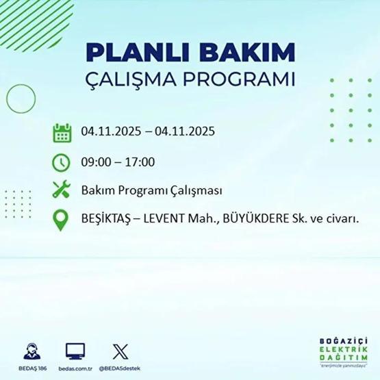 İstanbul Elektrik Kesintisi 4 Kasım: BEDAŞ ve AYEDAŞ İstanbul Elektrik Kesintisi Listesi Yayınlandı Kesinti Ne Zaman Bitecek