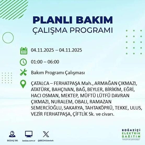 İstanbul Elektrik Kesintisi 4 Kasım: BEDAŞ ve AYEDAŞ İstanbul Elektrik Kesintisi Listesi Yayınlandı Kesinti Ne Zaman Bitecek