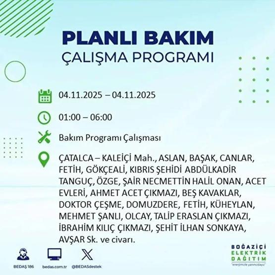 İstanbul Elektrik Kesintisi 4 Kasım: BEDAŞ ve AYEDAŞ İstanbul Elektrik Kesintisi Listesi Yayınlandı Kesinti Ne Zaman Bitecek