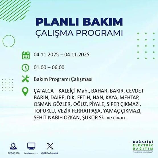 İstanbul Elektrik Kesintisi 4 Kasım: BEDAŞ ve AYEDAŞ İstanbul Elektrik Kesintisi Listesi Yayınlandı Kesinti Ne Zaman Bitecek