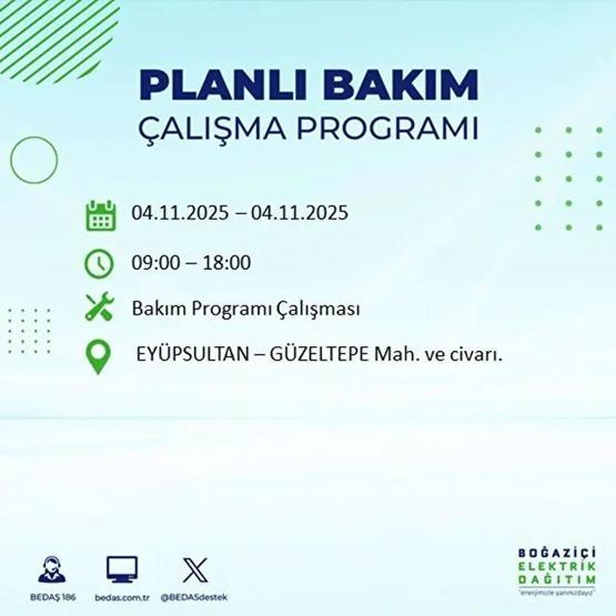 İstanbul Elektrik Kesintisi 4 Kasım: BEDAŞ ve AYEDAŞ İstanbul Elektrik Kesintisi Listesi Yayınlandı Kesinti Ne Zaman Bitecek