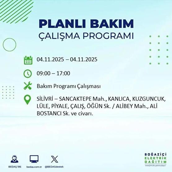 İstanbul Elektrik Kesintisi 4 Kasım: BEDAŞ ve AYEDAŞ İstanbul Elektrik Kesintisi Listesi Yayınlandı Kesinti Ne Zaman Bitecek