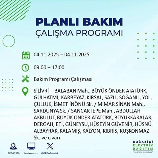 İstanbul Elektrik Kesintisi 4 Kasım: BEDAŞ ve AYEDAŞ İstanbul Elektrik Kesintisi Listesi Yayınlandı Kesinti Ne Zaman Bitecek