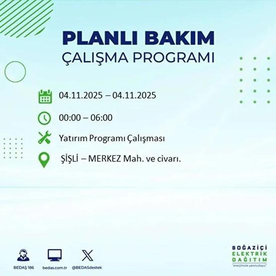İstanbul Elektrik Kesintisi 4 Kasım: BEDAŞ ve AYEDAŞ İstanbul Elektrik Kesintisi Listesi Yayınlandı Kesinti Ne Zaman Bitecek