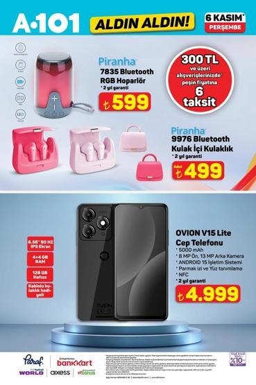 A101 6 KASIM KATALOĞU TAMAMI A101de bu hafta neler var Aldın Aldın kataloğunda resmen yok yok