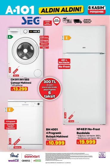 A101 6 KASIM KATALOĞU TAMAMI A101de bu hafta neler var Aldın Aldın kataloğunda resmen yok yok