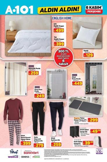 A101 6 KASIM KATALOĞU TAMAMI A101de bu hafta neler var Aldın Aldın kataloğunda resmen yok yok