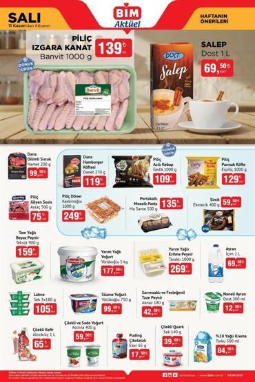 7-11 KASIM 2025 BİM AKTÜEL KATALOĞU BİMde bu hafta neler var İşte indirimli ürünler ve fiyatları...