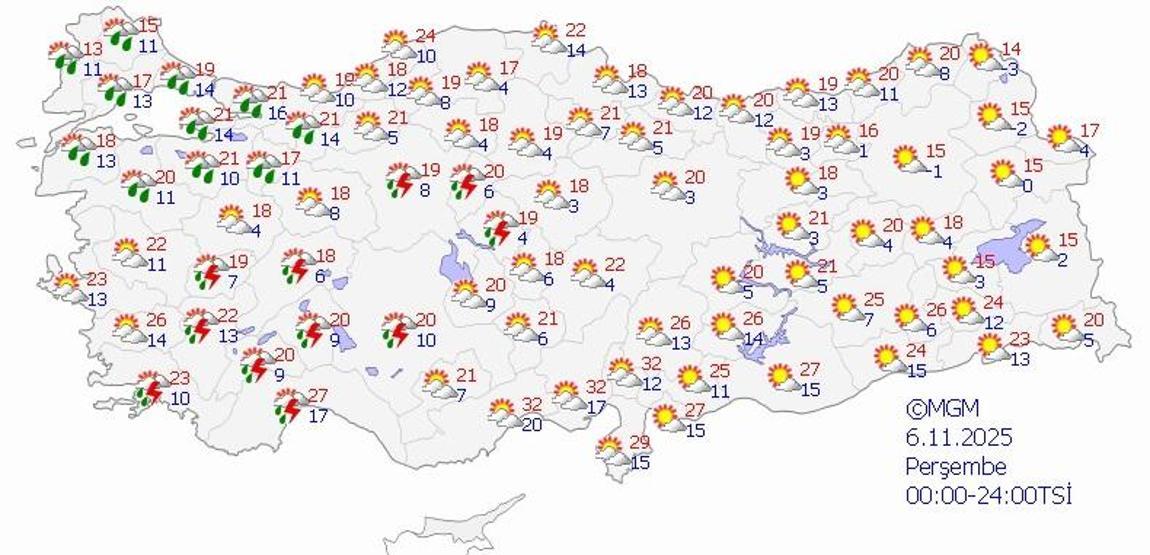 5 KASIM 2025 HAVA DURUMU | Ankara, İzmir ve İstanbulda bugün hava nasıl olacak Meteoroloji il il açıkladı