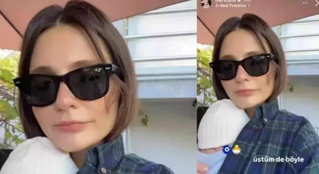 Meriç Aral’dan Güneş Bebekle İlk Fotoğraflar İşte Minik Oğlundan Yeni Kareler