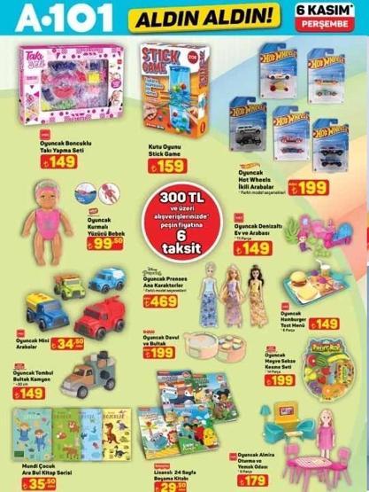 6 KASIM 2025 A101 AKTÜEL ÜRÜNLER KATALOĞU | Cep telefonu 4.999 TL, 65 inç QLED Google TV 23.999 TL A101de bu hafta neler var
