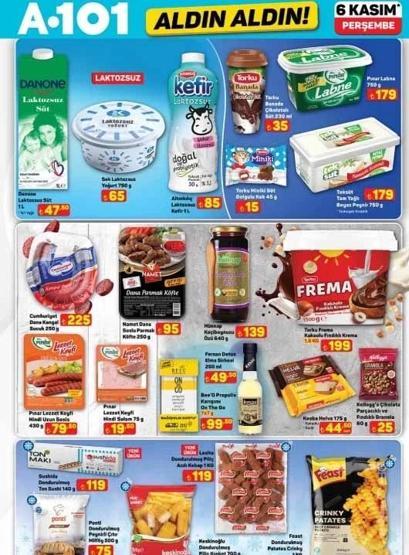 6 KASIM 2025 A101 AKTÜEL ÜRÜNLER KATALOĞU | Cep telefonu 4.999 TL, 65 inç QLED Google TV 23.999 TL A101de bu hafta neler var