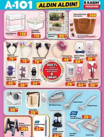 6 KASIM 2025 A101 AKTÜEL ÜRÜNLER KATALOĞU | Cep telefonu 4.999 TL, 65 inç QLED Google TV 23.999 TL A101de bu hafta neler var