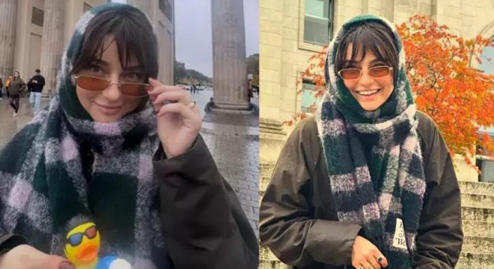 Berlin Sokaklarında Sonbahar Şıklığı: Ayça Ayşin Turandan Etkileyici Yeni Pozlar
