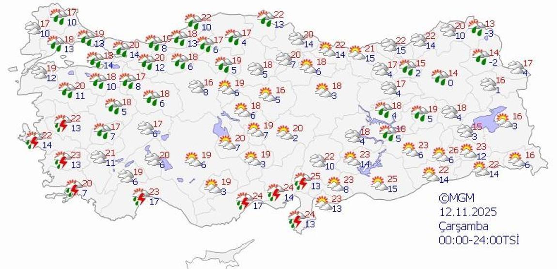 SON DAKİKA HAVA DURUMU HABERLERİ 8 KASIM 2025 | Bugün hava nasıl olacak Kuvvetli geliyor Meteoroloji uyardı: Edirne, Kırklareli, Çanakkale...