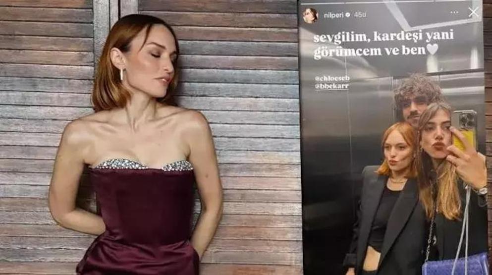 Nilperi Şahinkaya ve sevgilisinden yeni kare