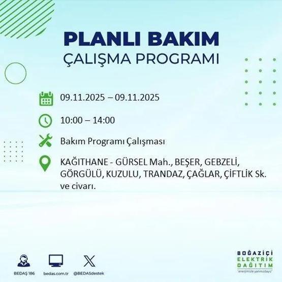 İSTANBUL ELEKTRİK KESİNTİSİ 9 KASIM: Hangi İlçelerde Elektrikler Kesik Bedaş Ayedaş İstanbul Elektrik Kesintisi Ne Zaman Bitecek