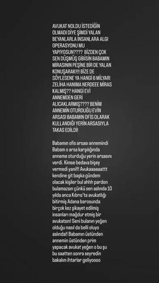 Ferdi Tayfurun 6 Milyar TLlik Serveti Olduğu İddia Edilmişti Tuğçe Tayfur Sessizliğini Bozdu: Mirasın Peşine Bizden Çok Düşmüş Gibisin