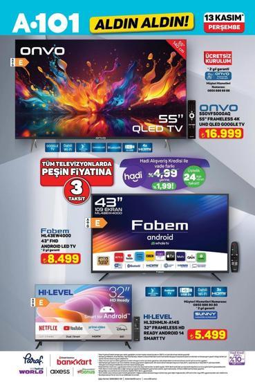 A101 13-20 KASIM 2025 AKTÜEL ÜRÜNLER KATALOĞU A101de bu hafta neler var İşte A101 Kasım indirimlerinin tamamı...