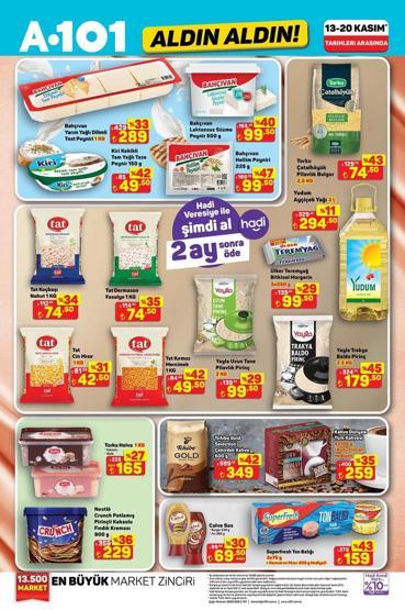 A101 13-20 KASIM 2025 AKTÜEL ÜRÜNLER KATALOĞU A101de bu hafta neler var İşte A101 Kasım indirimlerinin tamamı...