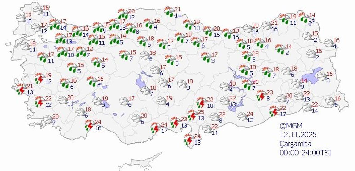 SON DAKİKA HAVA DURUMU HABERLERİ 10 KASIM 2025 | Bugün hava nasıl olacak, yağmurlu mu Meteorolojiden uyarı: Tekirdağ, Çanakkale, İzmir...