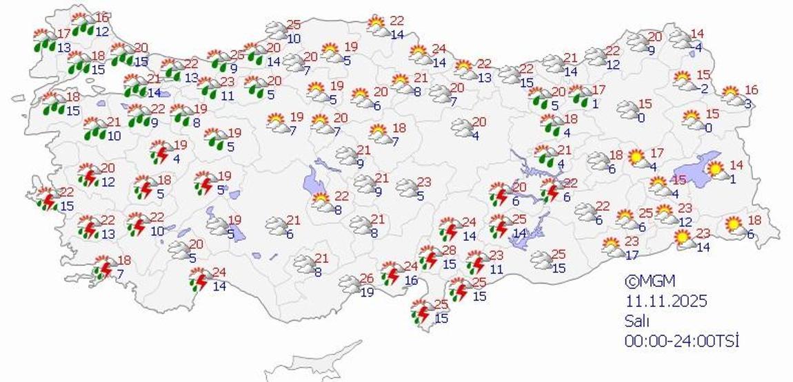 SON DAKİKA HAVA DURUMU HABERLERİ 10 KASIM 2025 | Bugün hava nasıl olacak, yağmurlu mu Meteorolojiden uyarı: Tekirdağ, Çanakkale, İzmir...