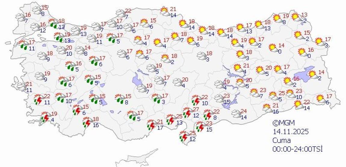 SON DAKİKA HAVA DURUMU HABERLERİ 10 KASIM 2025 | Bugün hava nasıl olacak, yağmurlu mu Meteorolojiden uyarı: Tekirdağ, Çanakkale, İzmir...