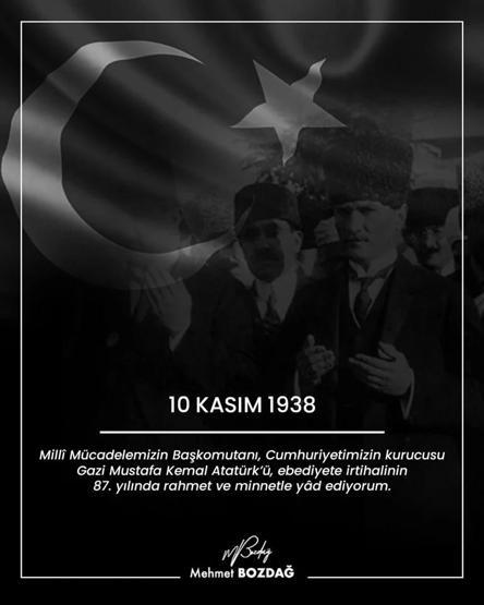 Ünlü İsimlerden 10 Kasım Atatürkü Anma Günü Paylaşımları: Kalbimizle Hep Senin İzindeyiz Atam