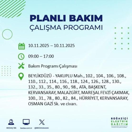İstanbul’da Elektrik Kesintisi Ne Zaman Bitecek, Saat Kaçta 10 KASIM 2025 BEDAŞ – AYEDAŞ İSTANBUL ELEKTRİK KESİNTİSİ SORGULAMA EKRANI