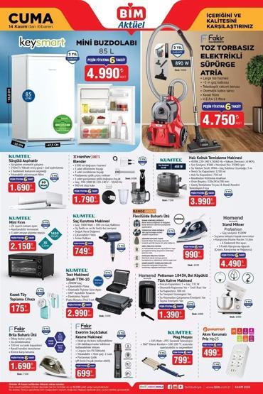 BİM 14 KASIM 2025 CUMA AKTÜEL KATALOĞU: Bu Cuma Hangi Ürünler Gelecek İşte BİM Aktüel Ürünler 14 Kasım Kataloğu...